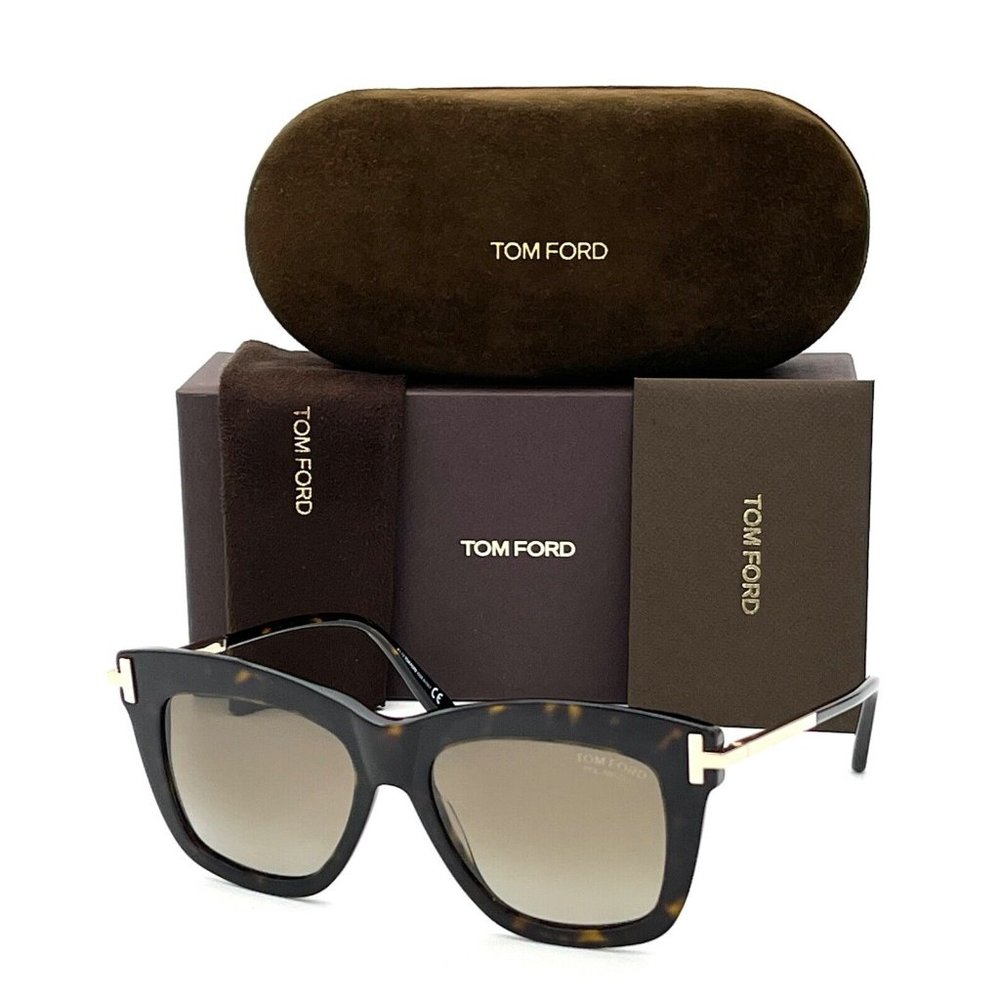 Tom Ford DASHA FT0822 52H  Dark Havana / Brown Polarized 52mm Sunglasses TF0822